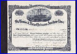 MISSISSIPPI SIDEWHEELER STEAMSHIP St. LOUIS & NEW ORLEANS ANCHOR LINE 1895