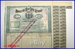 Mexico. Banco de San Luis Potosi. 1897. 100 Pesos. With some handstamps. VF+