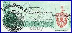 Mexico? F/8 Bono De Subvencion Ferrocarrilera Del Edo. De Jalisco 1900