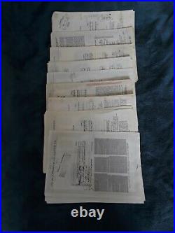 Mixed Lot of 47 Different Stock Certificates and Bonds, Various Industries