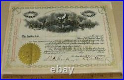 Moon-anchor Gold Mining Co Stock Certificate Cripple Creek Gold 1900 Ws Stratton