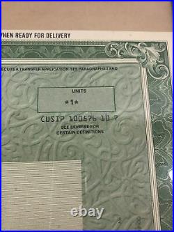 NBA Boston Celtics Rare 1987 Temporary Stock Certificate Framed $250+ Elsewhere
