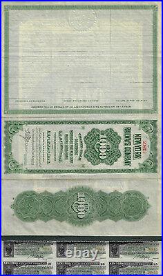 NEW YORK 1912 New York Railways Company Bond Stock Certificate ABN
