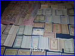 Nachlass / Sammlung 160 Banknoten und über 50 Aktien Deutsches Reich und Ausland