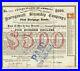 Narragansett Steamship Company’s Mortgage Bond $500 4/17/1869 Signed By Burnside