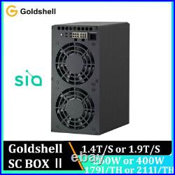 New Released Goldshell SC BOX? 1.9TH/s 400W Asic Siacoin Miner Mining NO PSU