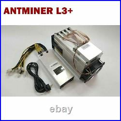 New Scrypt Miner ANTMINER L3+ LTC 504M With BITMAIN APW3++ Plus PSU