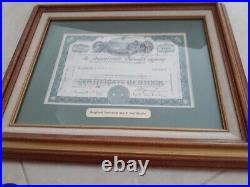 New York Central Railroad Co, Actual Stock Certificate (Four)