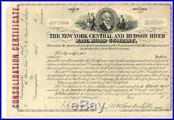 New York Central and Hudson River Rail Road Company. S/b W. H. Vanderbilt