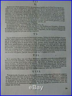 Niederlande/Suriname Plantagien Colonie van Esfaquebo en Demerary. 1771
