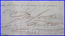 Northern Pacific Railroad Jay Cooke Signed Stock Certificate Vanity Signature