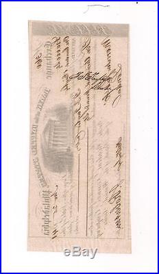 Nov 25, 1841 Bank Of The United States Exchange City Of Philadelphia 1766.0280