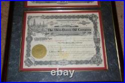 Old Stock Certificate Farmer Union Mercantile Kansas Okla Queen Oil Oklahoma Vtg