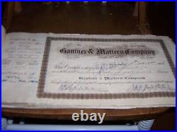 Old stock certificates Book of 59 issued & more