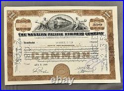 Old stock certificates lot of 6