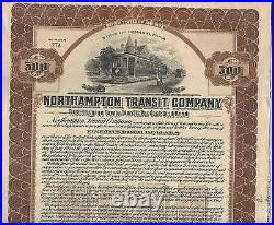 PENNSYLVANIA 1921 Northampton Transit Company $500 Bond Stock Certificate