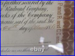 Pine Creek Railway Co. 1885 First Mortgage Bond Signed By William K Vanderbilt