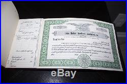 RARE 27 Stock Certificates+Book 1967 Union Market Assoc. Merchants St. Louis, MO