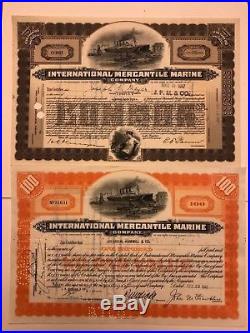 RARE Collection of 10 Diff Titanic Stocks Including PRE-SINKING Issue! SCARCE