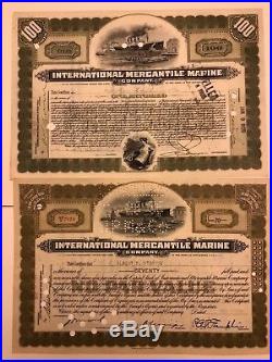 RARE Collection of 10 Diff Titanic Stocks Including PRE-SINKING Issue! SCARCE