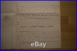 RUSSIA 1861 Mount Athos Monastery Treasury Document UNIQUE