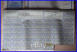 Rare 1913-china Chinese Government £ 20 Lung Tsing U Hai Bond With 42 Coupons
