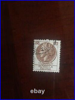 Rare! Italian Stamp The 100 Lire / Used