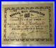 Rare Vintage 1880 Honolulu Musical Hall Stock Certificate A J Cartwright