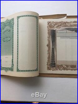 Rare Vintage 1918 Bond Stock Certificate Lithographer Portfolio GOES Chicago