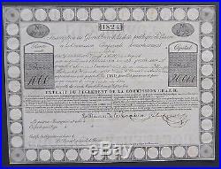Russia Imperial Government of Russia 5% bond for 20.000 roubles 1824 RARE