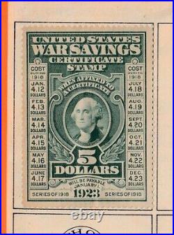 SCOTT # WS2 US WAR SAVINGS STAMPS. SERIES OF 1918 in booklet one loose