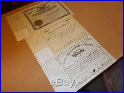 Set Of Maine Central Railroad Stock Cert. 25 In All