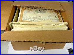 STOCK & BOND CERTIFICATES, Assortment of 1500+ Certificates, Railroad & others