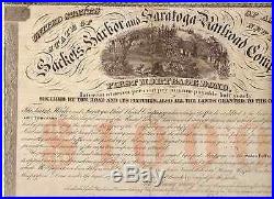 Sacket's Harbor and Saratoga Railroad 1854 U John G. Forbes / Litchfield