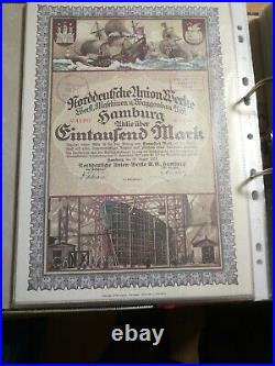 Sammlung deutsche Historische Wertpapiere