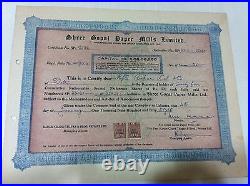 Shree Gopal Paper Mills Thapar Group 2nd Pref Stock Share Certificate Rev 1958
