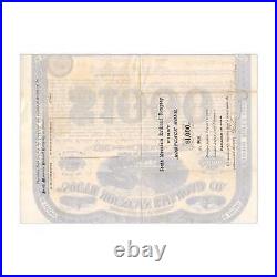 South Mountain Railroad Company Bond // $1000 // Gray // 1873
