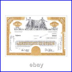 Sports & Entertainment Colelction Set of 6 Stock Certificates 1920s-1990s