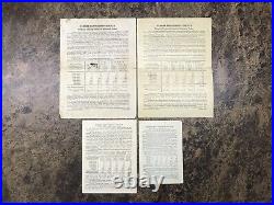 State War Loan Lottery Bond Security 25 50 100 200 Rubles 1943 USSR Set of 4