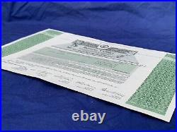 Stock Certificate BOSTON CELTICS LTD PARTNERSHIP 1986 EF condition 345