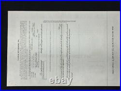 Stock Certificate PLAYBOY ENTERPRISES, INC. 1986 EF condition 108 x