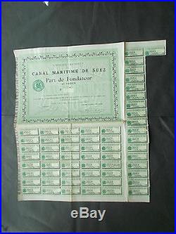Suez Canal Founders Share Ultra Rare Only 2 Others Known