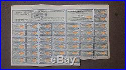 Super-Petchili Bond's, 1913 (Lung-Tsing-U-Hai), Coupons, Uncancelled withPASS-CO