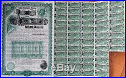 Talladega & Coosa Valley Railroad Company 1889 Stock/Bond Certificate-Alabama AL