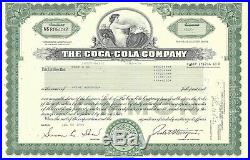 The Coca-cola Company. 1993 Common Stock Certificate