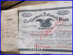 The German National Bank of Newport Kentucky KY 600 Total Stocks 1882-1908