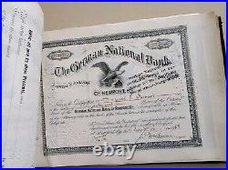 The German National Bank of Newport Kentucky KY 600 Total Stocks 1882-1908