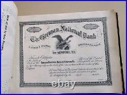 The German National Bank of Newport Kentucky KY 600 Total Stocks 1882-1908