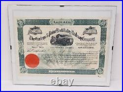 The Gurleys & Paint Rock Railway Company Issued Founders Stock Certificate