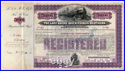 The Lake Shore and Michigan Southern Railway Co. Bond Vanderbilt